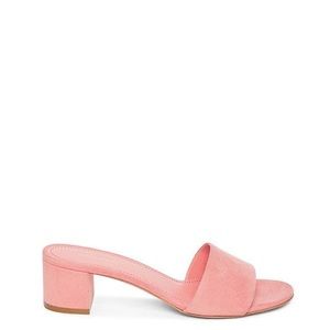 Mansur Gavriel Blush Pink Suede Mule